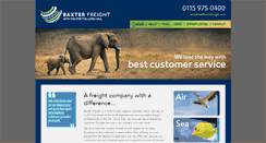 Desktop Screenshot of baxterfreight.com