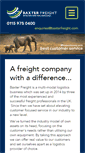 Mobile Screenshot of baxterfreight.com